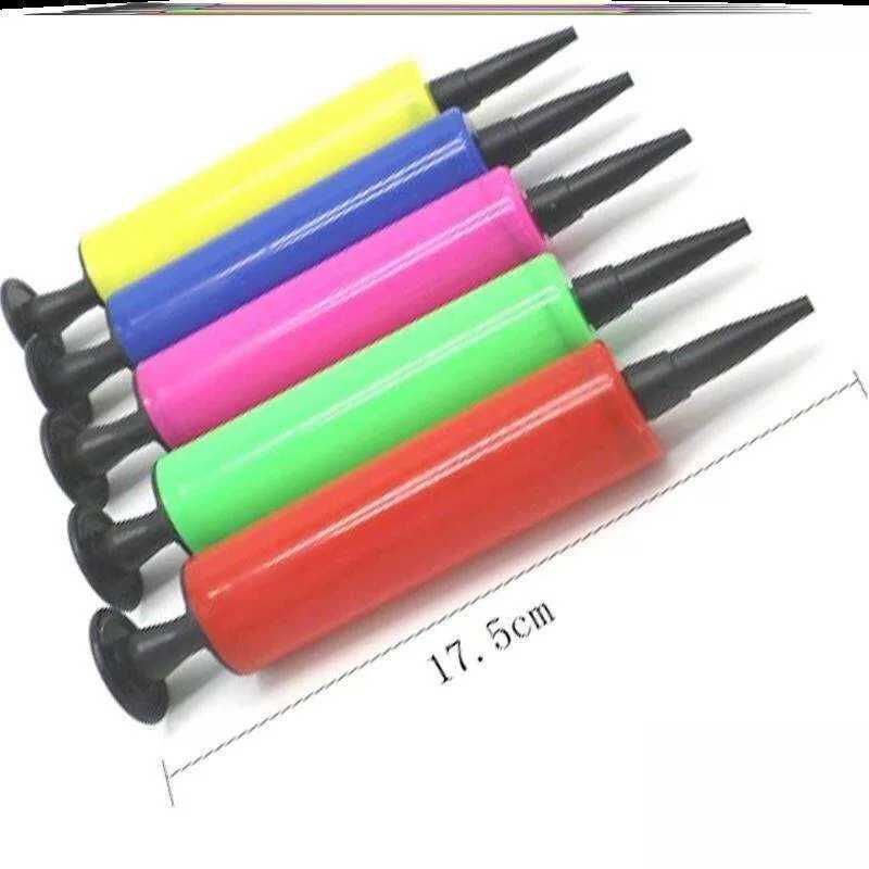 儿童气球充气泵便携式手推大号打气筒长条铝膜游泳圈跳跳马波波球