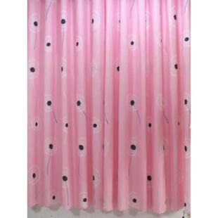 免打孔安装一片式窗帘滑轨遮光布遮阳半遮光窗户轨道滑轮l挂钩卧