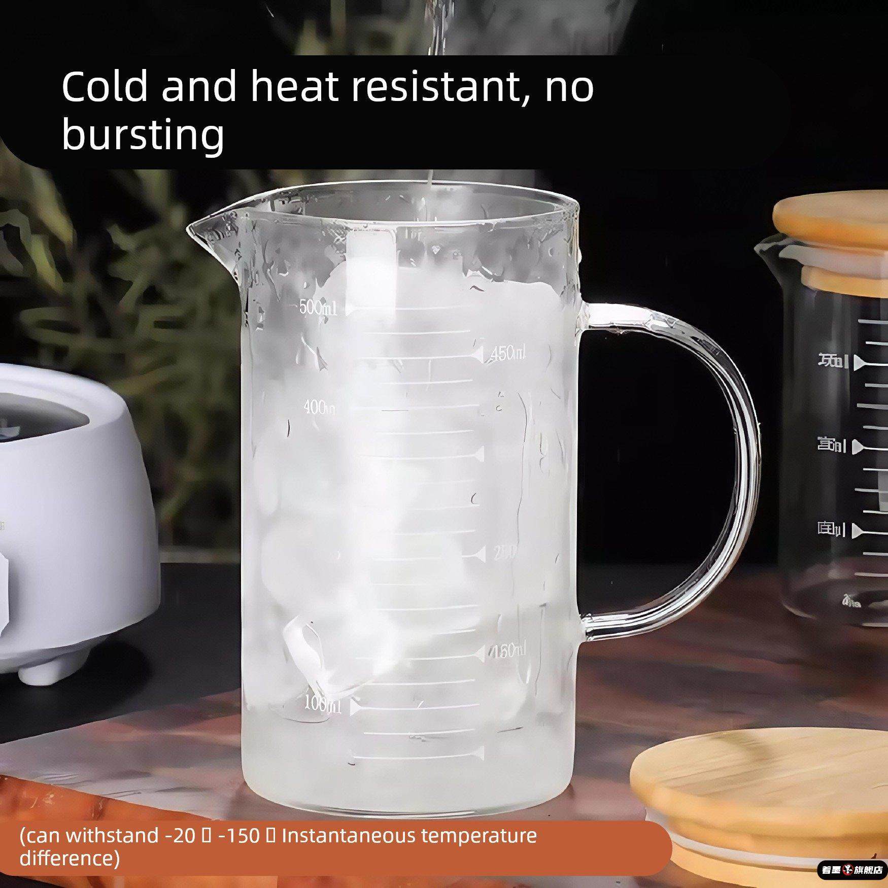 玻璃量杯带刻度厨房用耐高温有手柄咖啡杯烘培牛奶微波炉儿童水杯,厨房/烹饪用具,杯子,淘宝优惠券,粉丝福利购,淘宝优惠卷