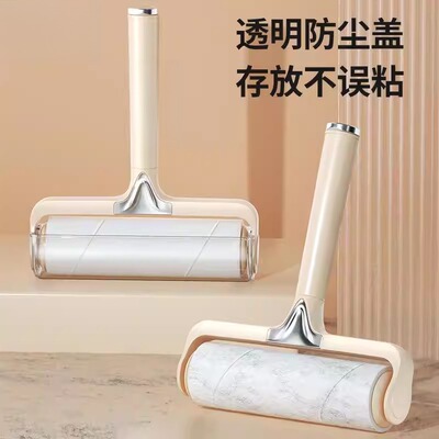 强力粘毛器滚筒可撕式纸衣服宠物毛发黏毛器加宽大粘毛神器黏毛器