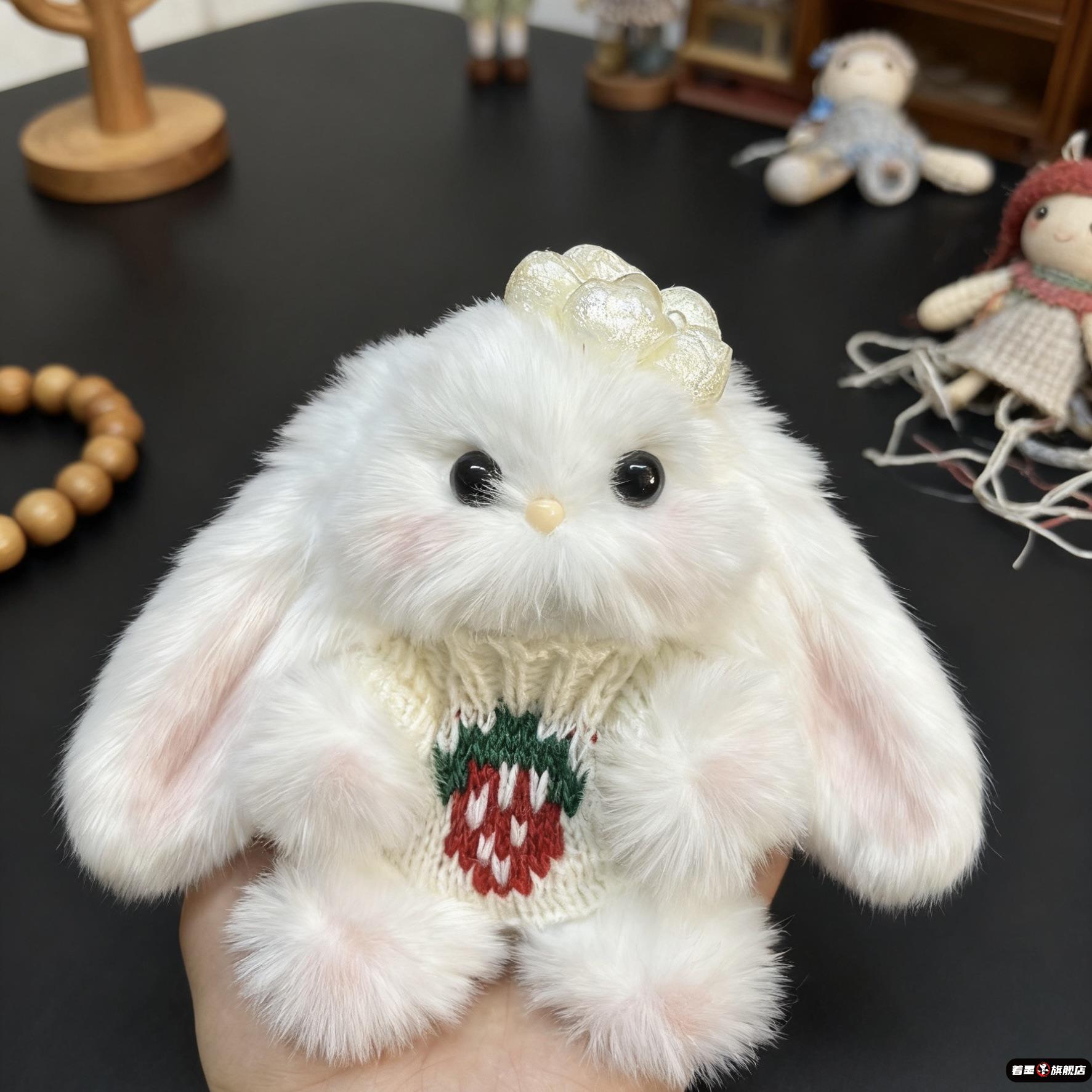 著墨生日礼物小兔子DIY可爱扭扭