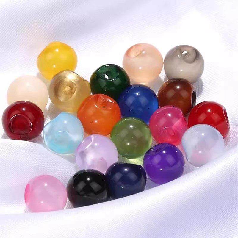 高端精致时尚红色扣子中式珍珠大全圆形双眼纽扣仿珍珠开衫毛衣