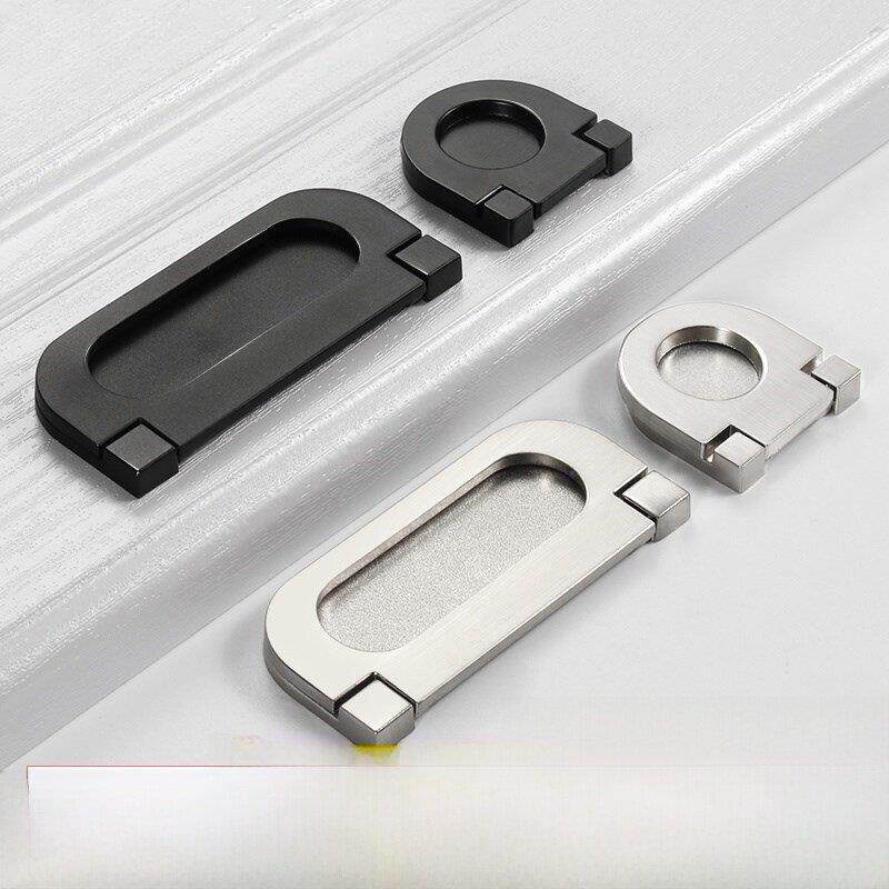 不锈钢把手拉环明装圆形拉手暗拉手隐形门拉手背景墙消防栓