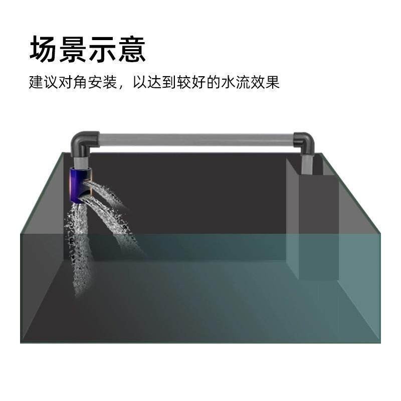 魔笛缓流出水口防虹吸鱼缸管帽鸭嘴出水除油膜造浪底吹消音降噪口图片