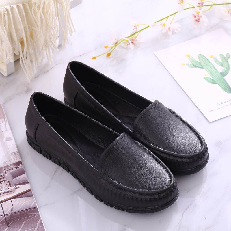 雨鞋女四季厨房工作鞋防水防滑胶鞋休闲女士豆豆鞋平底软底女鞋