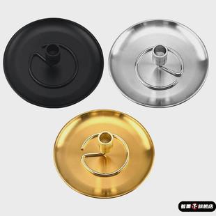 艾灸托盘艾条固定落地支架专用底座底座插艾条艾柱底盘不锈钢艾座