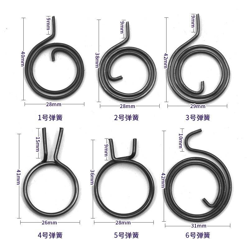 门锁把手卡簧防盗门复位扭簧绣钢大门锁具配