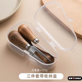 抹酱刀 网红水果叉不锈钢叉子家用勺子蛋糕刀叉果酱刀黄油刀套装