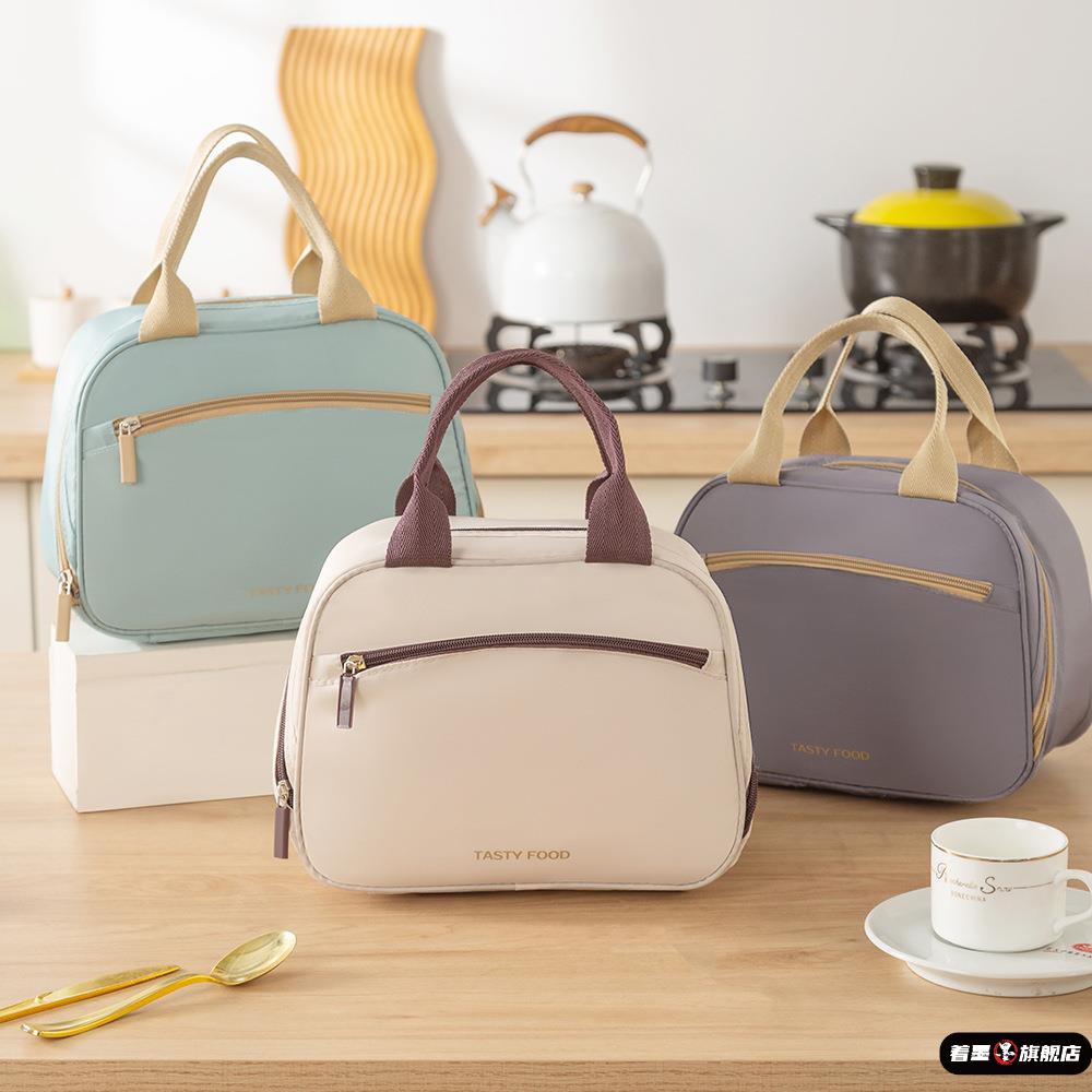饭盒保温袋便当包学生午餐包防水饭兜上班族
