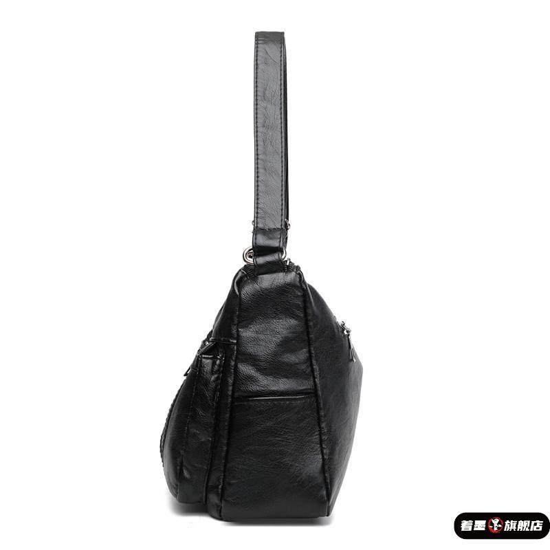 2025新款妈妈包中老年大容量挎包女士包包真羊皮软皮包轻便多口袋,箱包皮具/热销女包/男包,通用款女包,淘宝优惠券,粉丝福利购,淘宝优惠卷