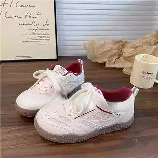 女款网面透气运动鞋学生阿甘小白鞋女ins新款百搭休闲板鞋运动鞋