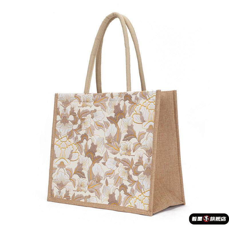 帆布包包女手提包2025新款大容量麻布手提袋女ins上班通勤托特包,箱包皮具/热销女包/男包,通用款女包,淘宝优惠券,粉丝福利购,淘宝优惠卷