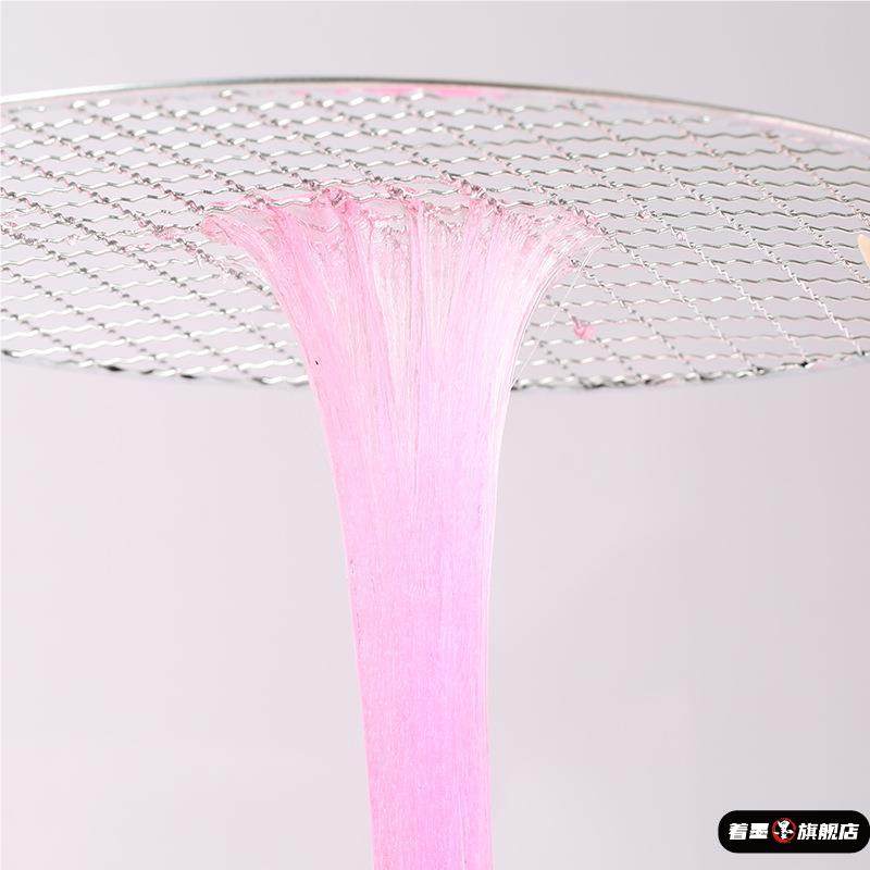 史莱姆起泡胶专用铁丝网格儿童拉丝小方格拉花网专用做水晶气泡泥