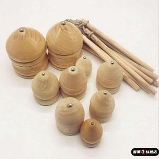 用鞭子抽的陀螺大人可以玩的带鞭绳子老式木质冰尜儿冰嘎抽打