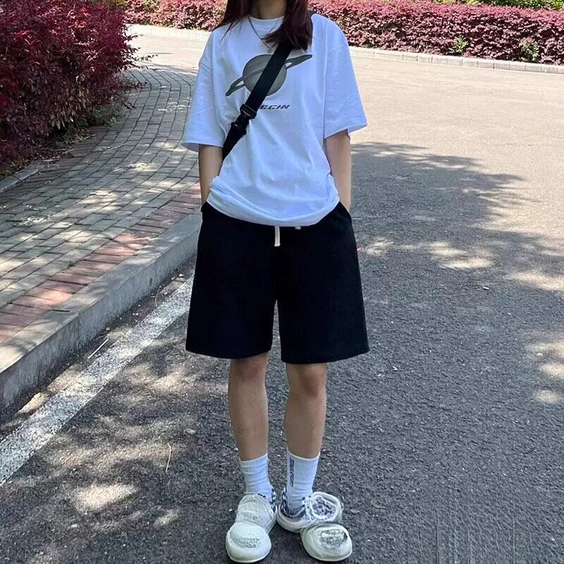 女夏外穿五分休闲短裤运动薄款中裤学生中考体育跑步专用亲肤舒适