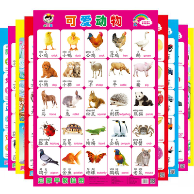 婴儿早教贴纸宝宝图识物启蒙学前