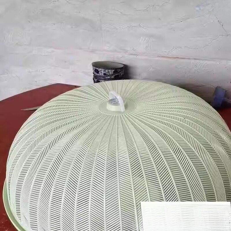 餐桌大号加厚防蚊饭菜罩圆形塑胶盖家用遮饭菜防尘苍蝇厨房罩饭罩