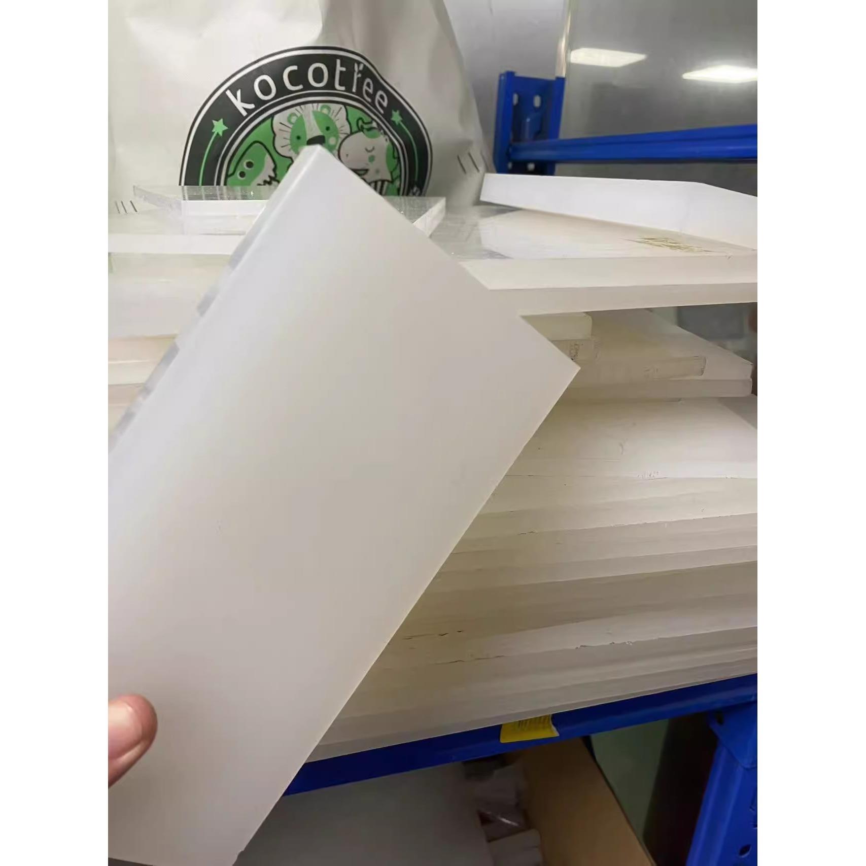 .进口劳士领白色PVDF板 半透明PCTFE棒 聚三氟氯乙烯板材PFA棒加