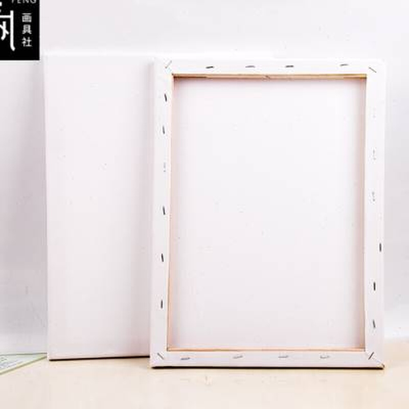 新品亚麻棉油画框带画布大尺寸油画内框初学者专用布面纸丙烯画板