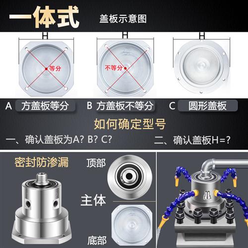 数控车床刀架分水器四工位电动刀塔钻头打孔车刀冷却出水器U钻-封面