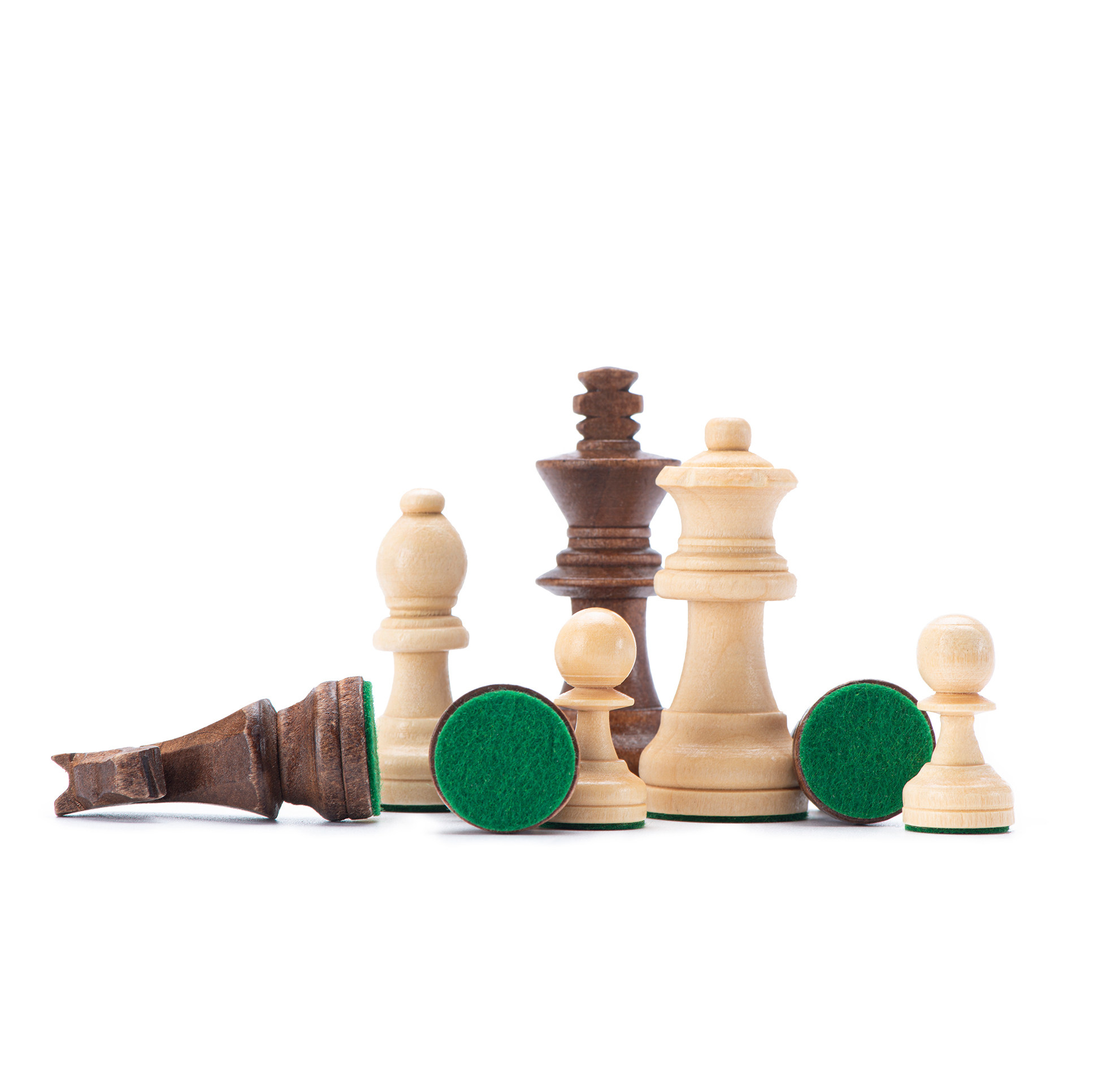 A&A CHESS COLLAR ROYAL KING HEIGHT 76MM SOLID WOOD HIGH-GRADE CHESS PIECES SINGLE  DOUBLE BACK STANDARD CHESSBOARD