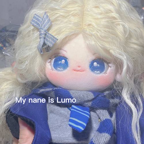 哈利波特周边棉花娃娃卢娜公仔正版20cm校服娃衣女娃玩偶生日礼物