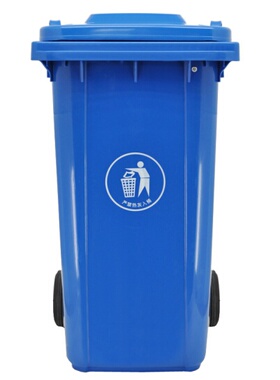 Outdoor trash can large 240L thick environmental plSastic c