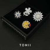 精工铜锆石十字架八芒星光竹节高男士 商务西装 高档小领针鹿头领扣