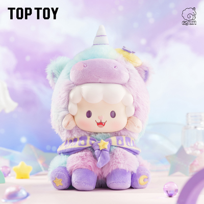 TOPTOY卷卷羊梦幻小马毛绒公仔包包挂件盲盒礼物摆件送女生
