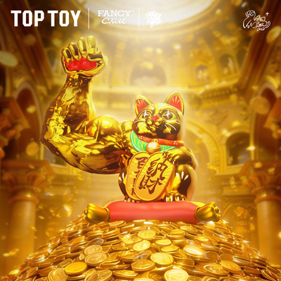 TOPTOY大力招财猫闪耀招财系列