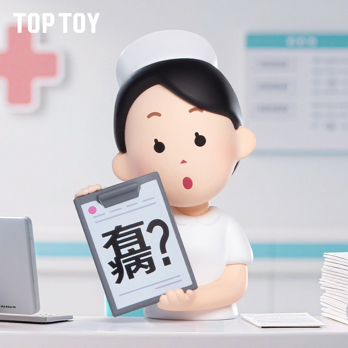 TOPTOY插画小人情绪稳定mini系列盲盒搞怪桌面摆件牛马盲盒礼物