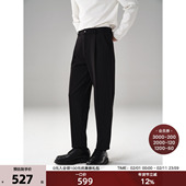 冬季 黑色裤 久穿如新加厚休闲裤 男士 子 德国机织四面弹一体织绒