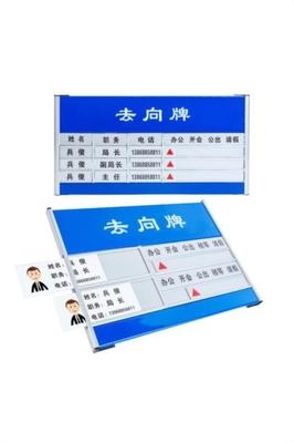去向员工岗位牌人员职责式牌抽v外出墙.定制通知牌拉