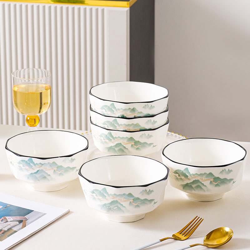 饭碗家用陶瓷米饭碗创意面碗