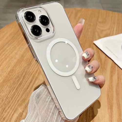 适用iphone15promax手机壳13高透12磁吸14苹果15硬壳13简约PC代发