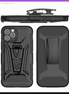 亚马逊适用iPhone14手机壳13户外收纳腰夹苹果13ProMax背夹支架壳