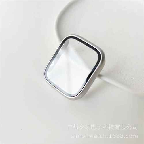 适用于苹果手表iwatch87654321星光色PC一体壳膜钻全包半包保护壳