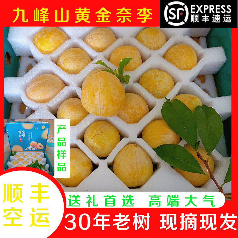 正宗广东粤北乐昌九峰山新鲜水果黄金奈李子现摘顺丰包邮果王送礼