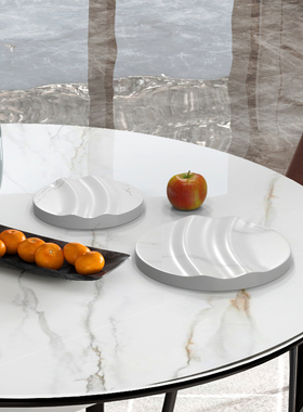 爵士白大理石样板房间工艺摆设