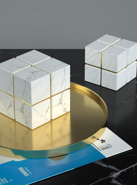 轻奢风样板房家居客厅酒柜装饰品