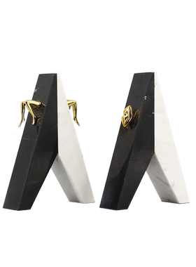 几何体客厅黑白色轻奢风软装饰品