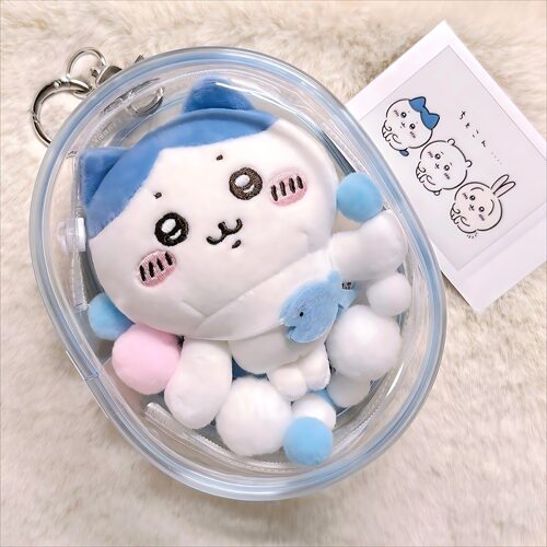 10cm15cm20cm娃外出遛娃包pvc透明包棉花娃娃展示收纳包防尘挂包