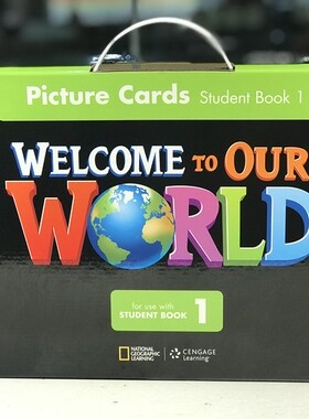 美国国家地理幼儿教材 Welcome to our world 教学图文卡挂图白板软件 1/2/3级