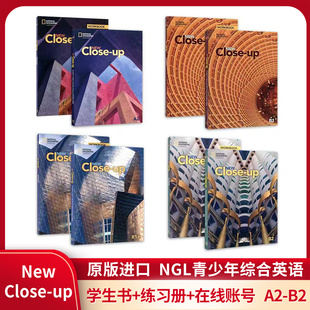 New Close up美国国家地理出版社中小学听说读写阅读真实世界故事全球性话题原版进口青少年英语综合教材