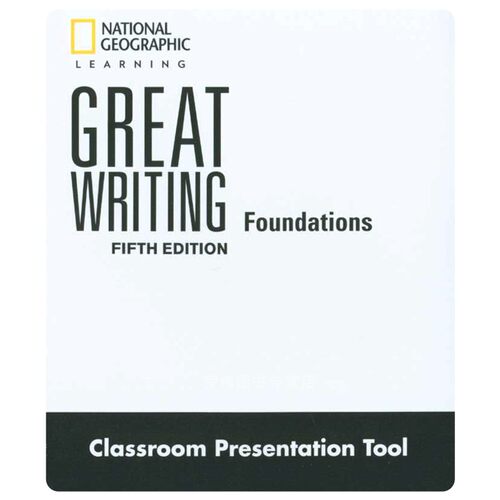 Great Writing 5e Foundations 12345级别 教学白板软件 Classroom Presentation Tool USB