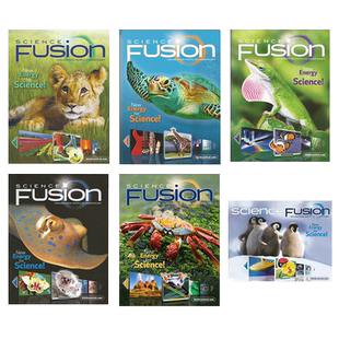 正版美国小学科学教材 Science Fusion G2 德州科学 原版进口 鲸鱼外教 霍顿米夫林