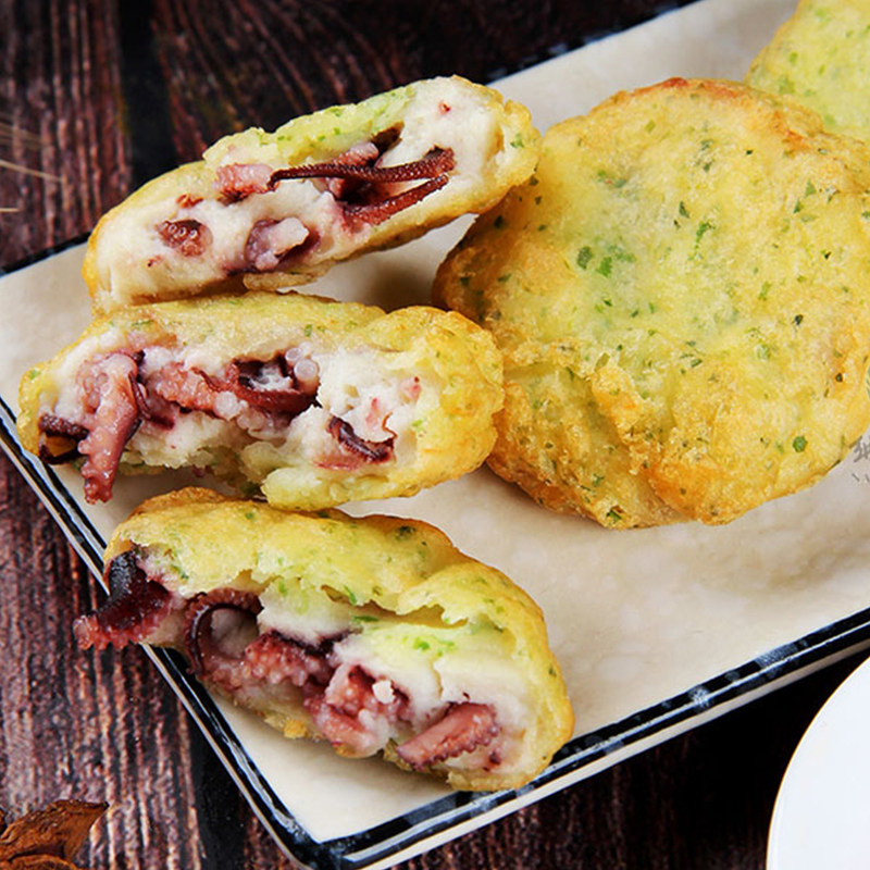 纳香海 海苔章鱼饼500克*2包 日式速冻油炸早餐半成品商用冷冻品