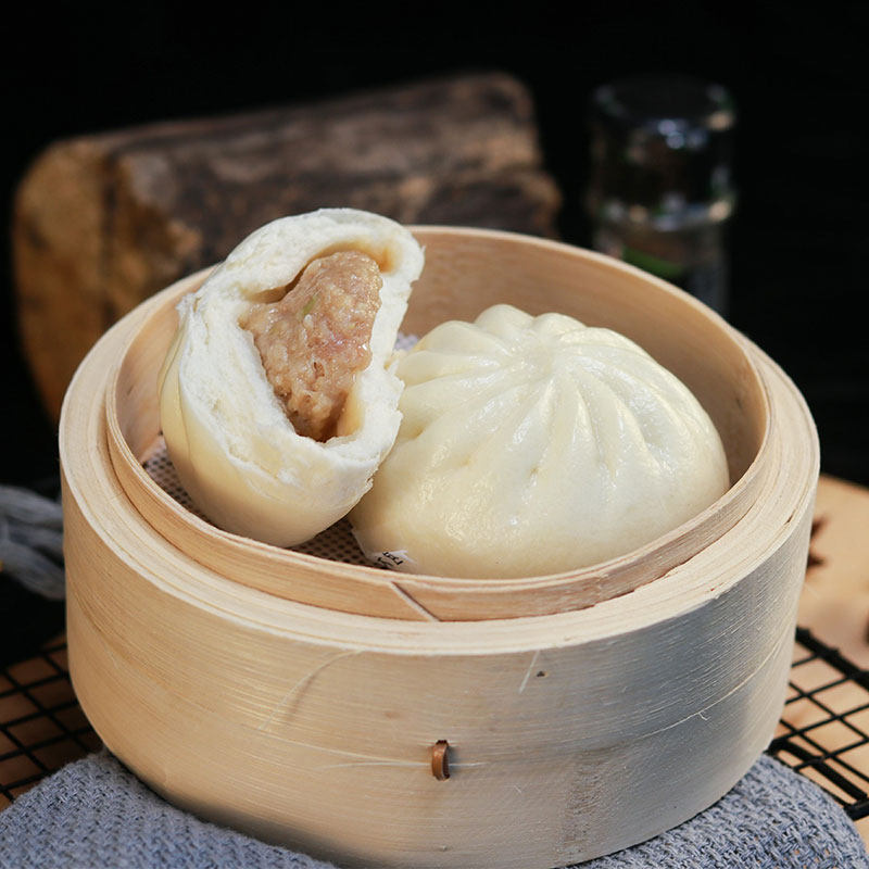 金锋鲜肉大包家庭装包子营养早餐速食肉包半成品商用面食猪肉包