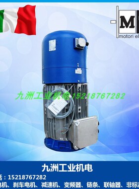 意大利MT刹车电机TN56B4 0.09KW-TN160L4 15KW三相异步抱闸电动机
