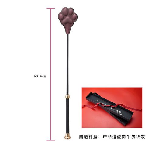感温变色猫爪拍马鞭凸面立体爪子可爱sp拍子小圈实践道具温变材料